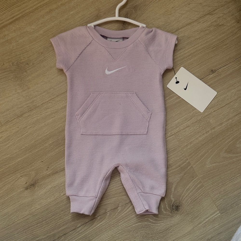 Nike Baby Light Purple Waffle One-Piece Bodysuit